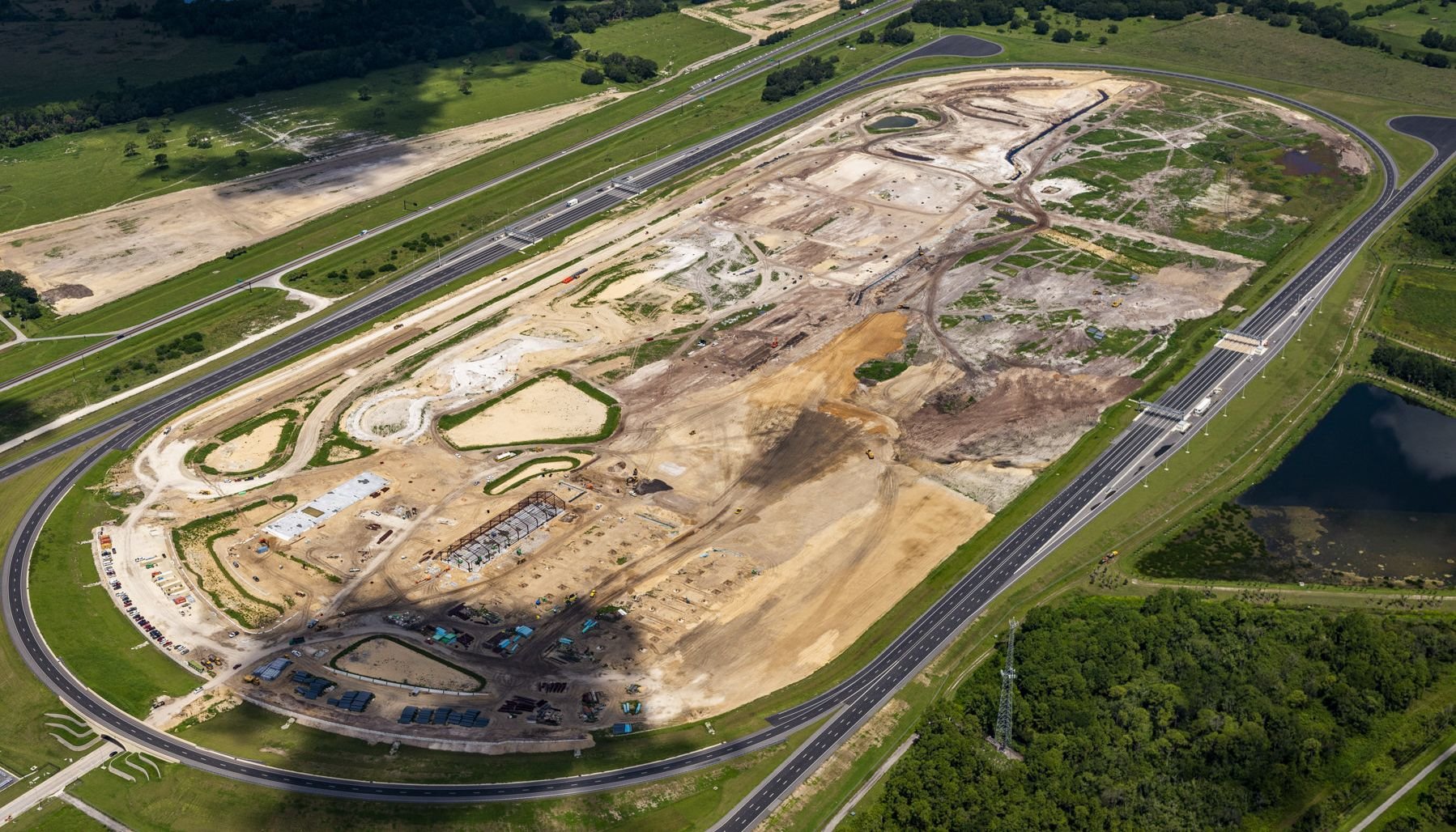 suntrax track under construction